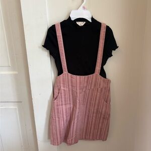 Joyfolie Black Ruffled Top